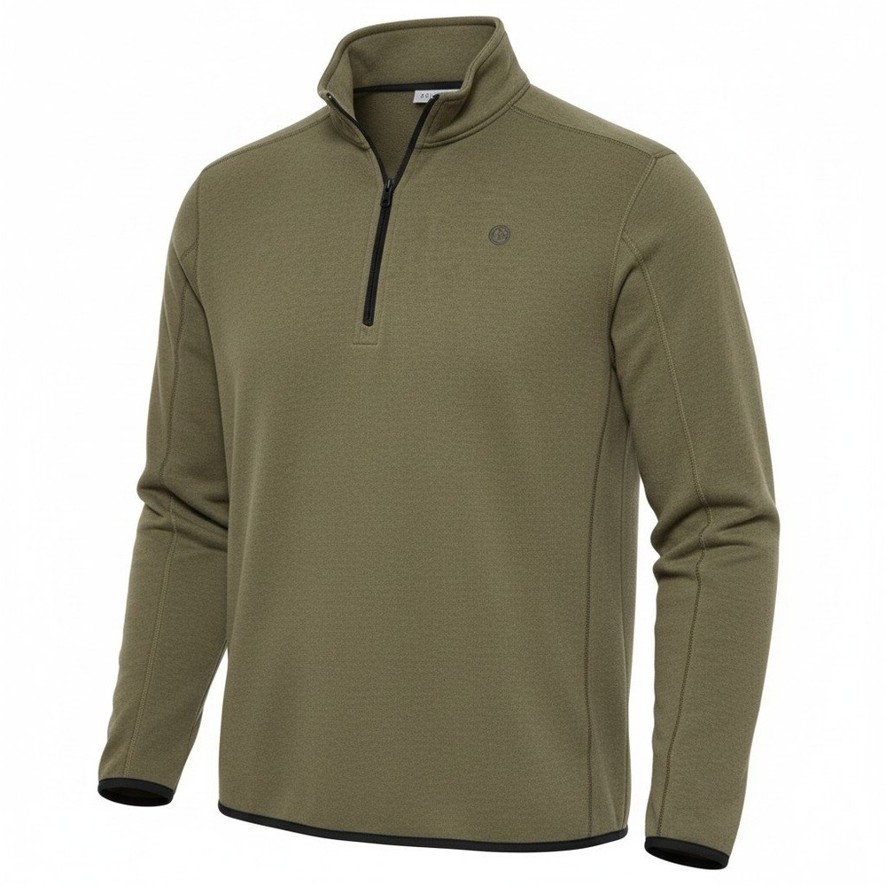 Wrangler ATG All Terrain Gear Mens Quarter‎ Zip Pullover Olive Green NSK25DV L